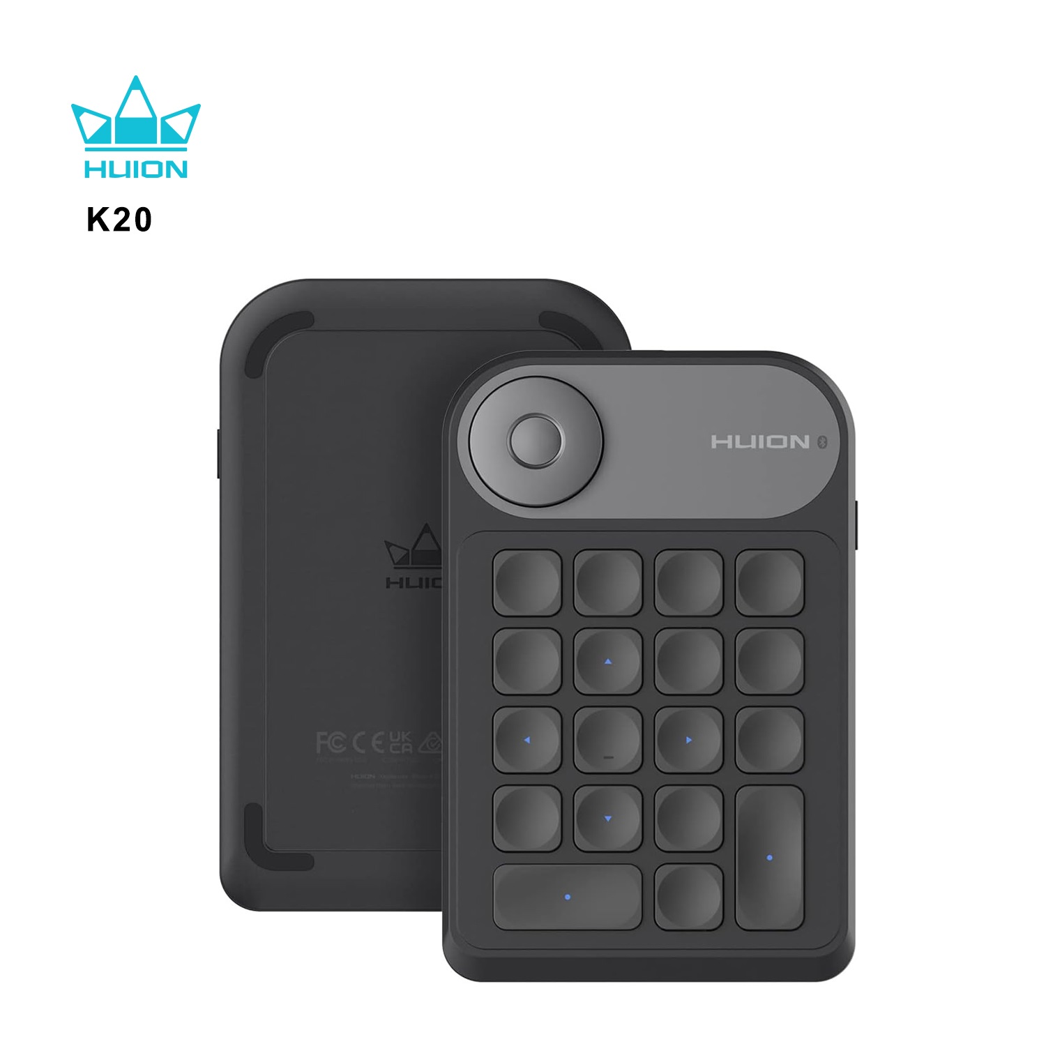Huion Tablet Accessories - Huion K20 키다이얼 미니 키보드 –