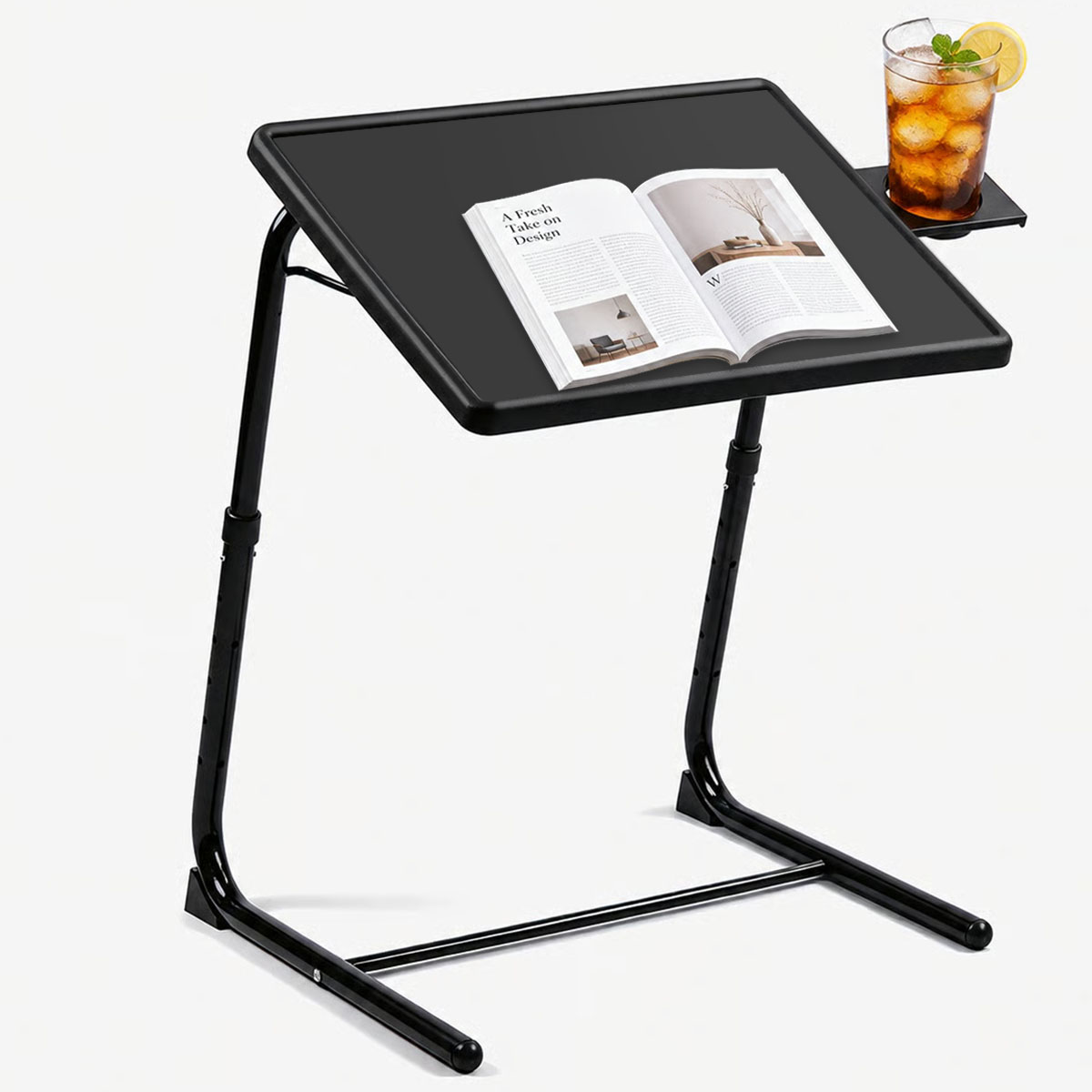 Tablet Lap Desk - 조절 가능한 노트북 침대 테이블, 6단계