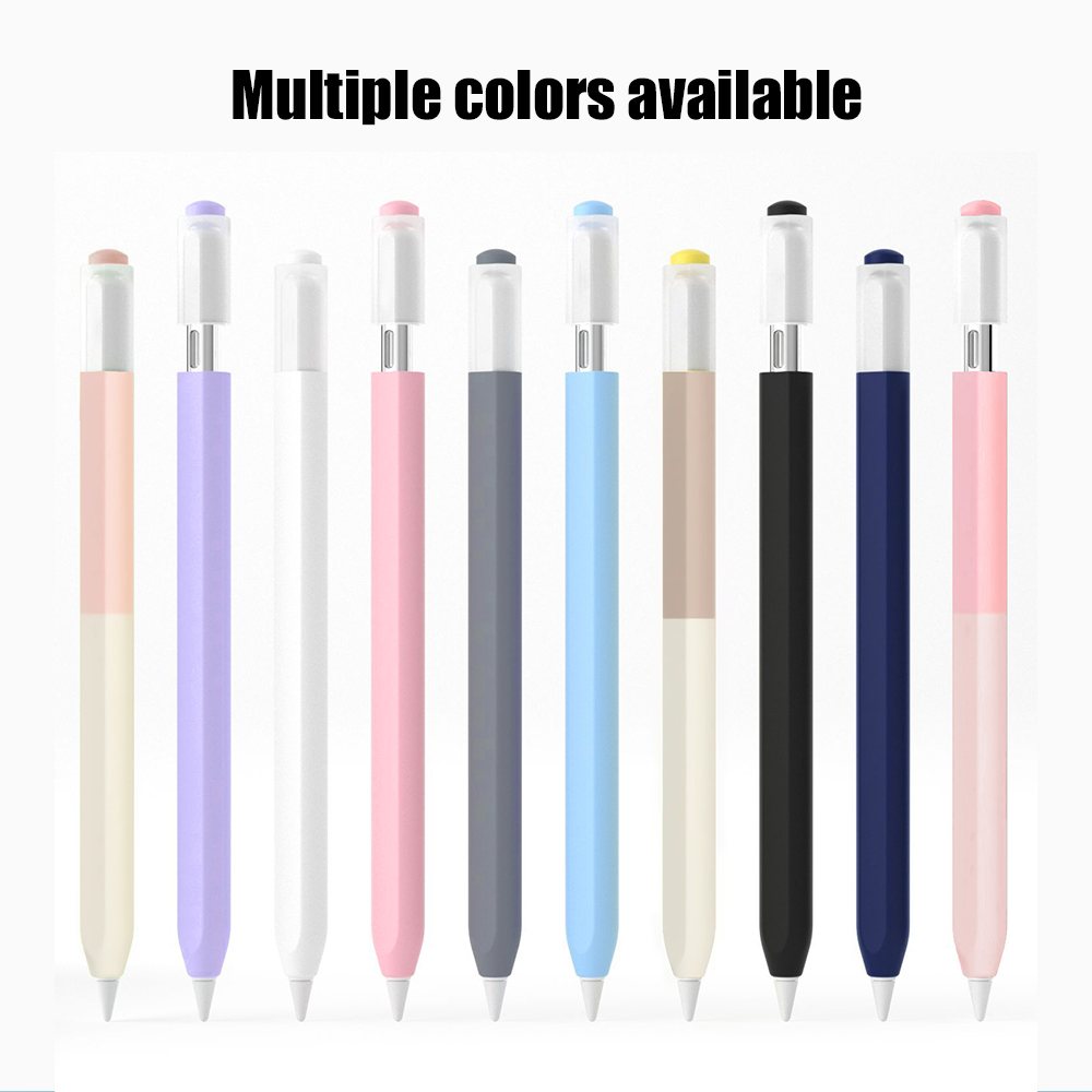 애플 펜슬 3용 컬러 스플라이싱 실리콘 펜 케이스 US - Tablet Accessories Case 리뷰 및 가격