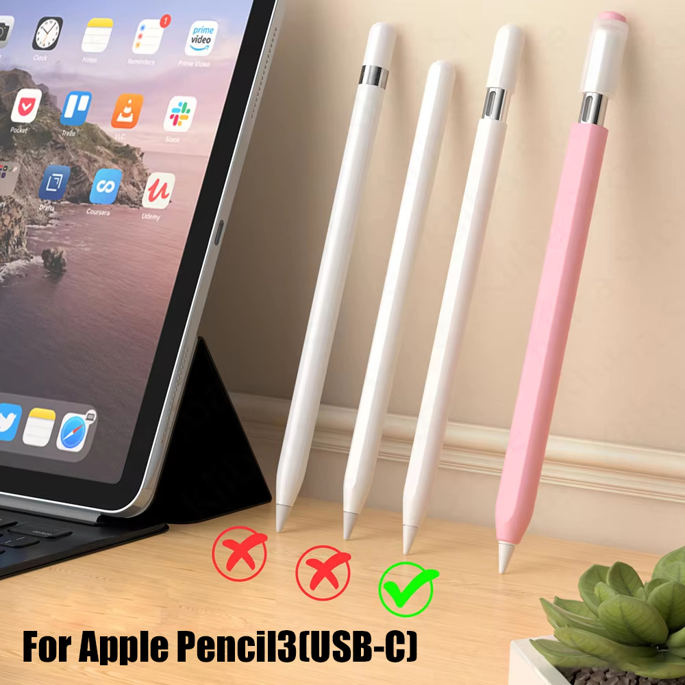 애플 펜슬 3용 컬러 스플라이싱 실리콘 펜 케이스 US - Tablet Accessories Case 리뷰 및 가격