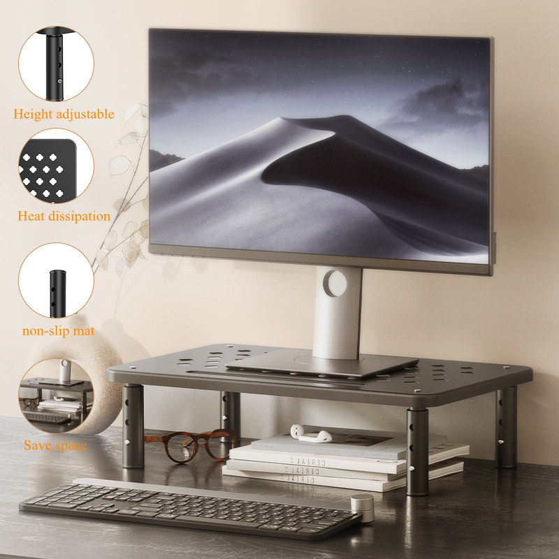 조절 가능한 컴퓨터 랙 텔레스코픽 데스크 모니터 홀더  - Tablet Lap Desk 리뷰 및 가격