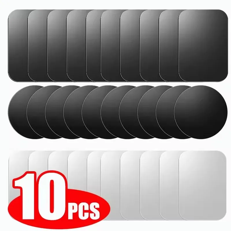 5/10pcs 자기 금속 플레이트 디스크 자동차 전화  - Car Accessories Tablet Holder 리뷰 및 가격