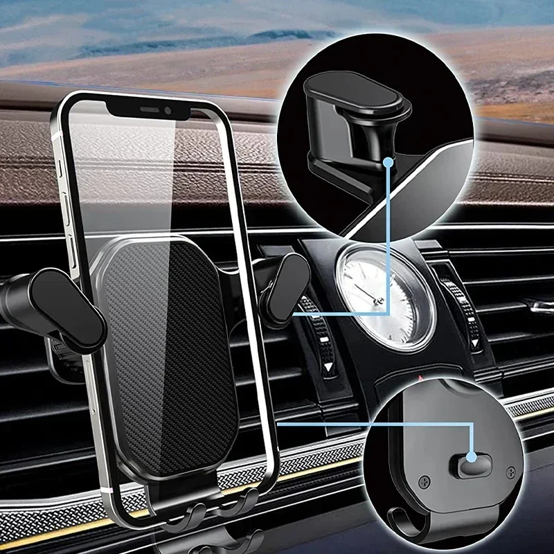 범용 휴대폰 자동차 스탠드 자동 잠금 회전식 벤트 클립 - Car Accessories Tablet Holder 리뷰 및 가격