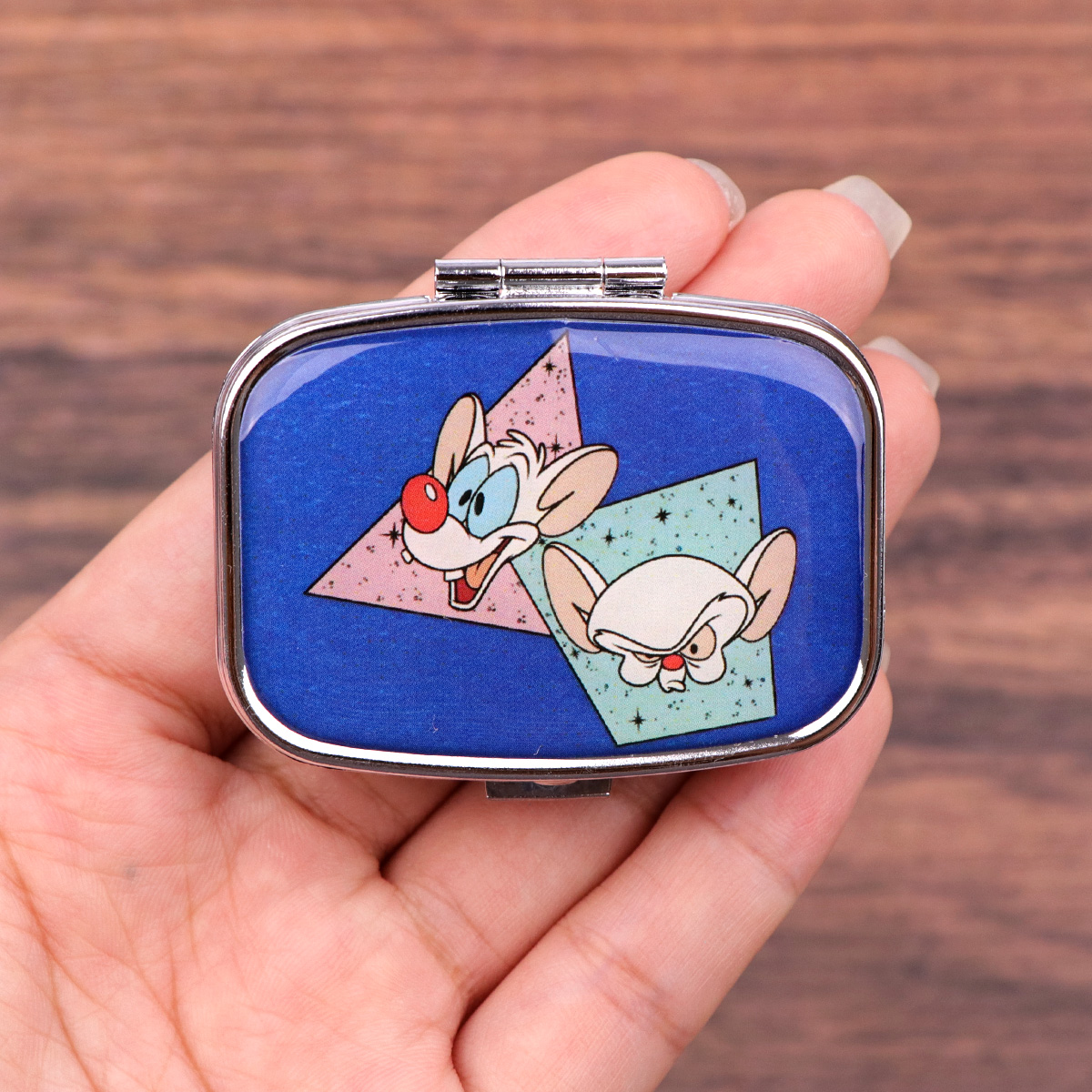 귀여운 쥐 만화 여행용 알약 정리함 포켓 미니 휴대용  - Tablet Accessories Case 리뷰 및 가격